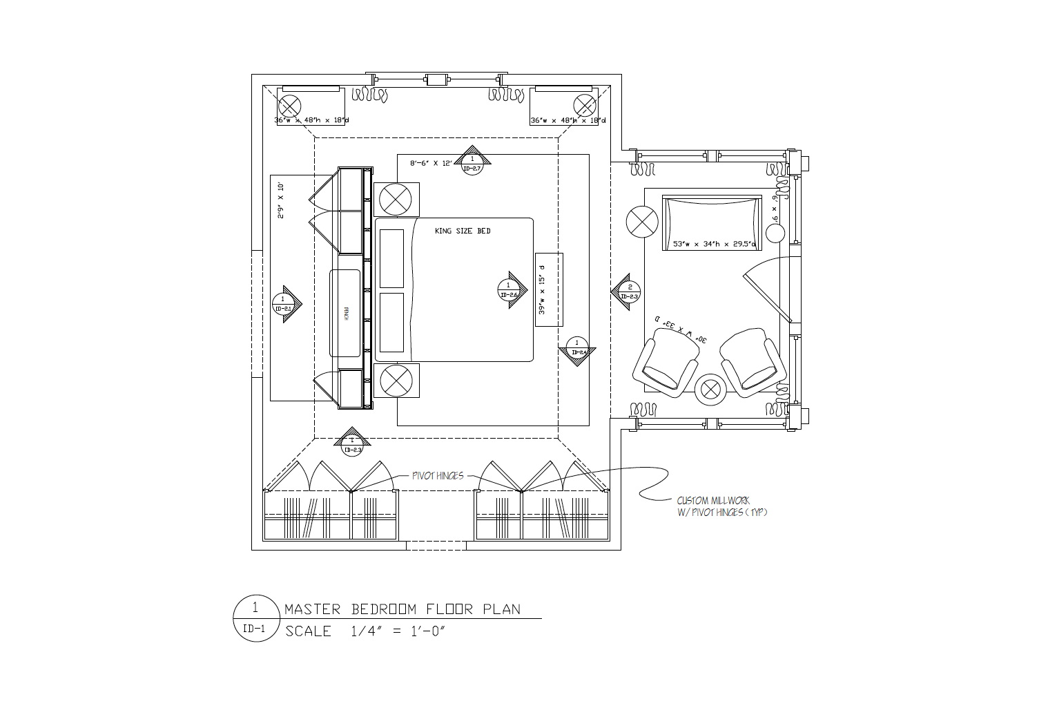 Master Bedroom Floorplan